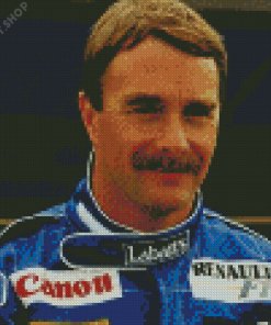 Aesthetic Nigel Mansell Diamond Painting