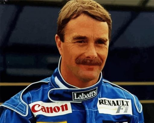 Aesthetic Nigel Mansell Diamond Painting