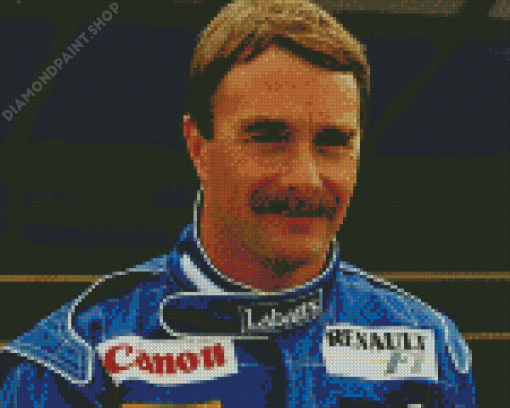 Aesthetic Nigel Mansell Diamond Painting