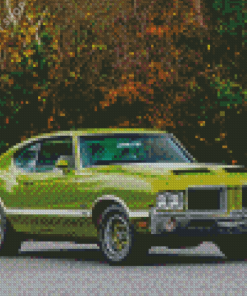 Aesthetic Oldsmobile 442 Illustration Art Diamond Paintings