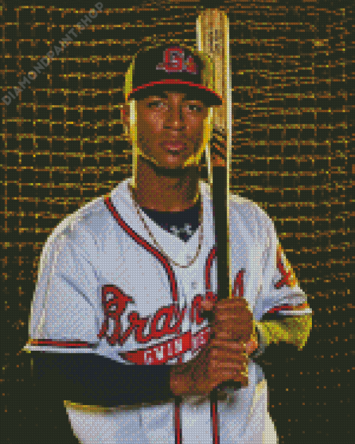 Aesthetic Ozzie Albies Diamond Painting