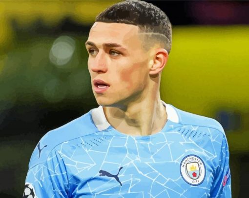 Aesthetic Phil Foden Diamond Painting