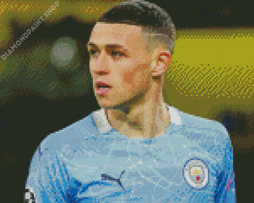 Aesthetic Phil Foden Diamond Painting