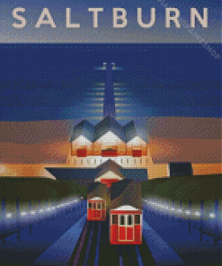 Aesthetic Saltburn Poster Diamond Painting