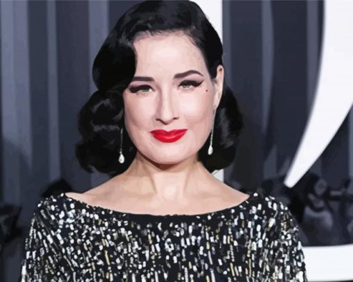 Aesthetic Dita Von Teese Diamond Paintings