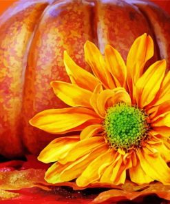 Cool Fall Pumpkin Scene Diamond Paintings