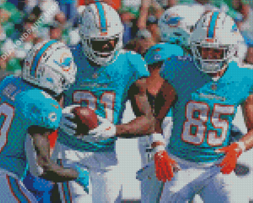 Cool Miami Dolphins Diamond Painting