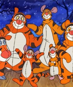 Cute The Tigger Movie Diamond Paintings