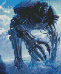 Fantasy Ice Robot Diamond Paintings