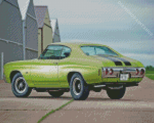 Green Chevy Chevelle Ss Diamond Painting