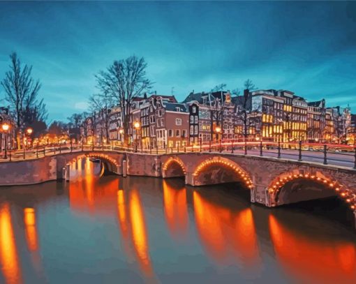 Keizersgracht Amsterdam Diamond Painting