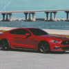 Ruby Red Mustang Gt Diamond Paintings