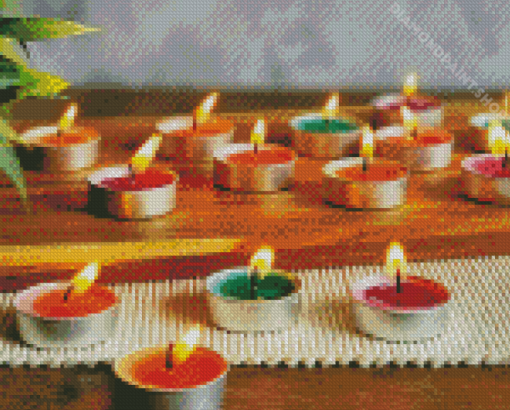 Scented Tea Light Candles Diamond Paintings