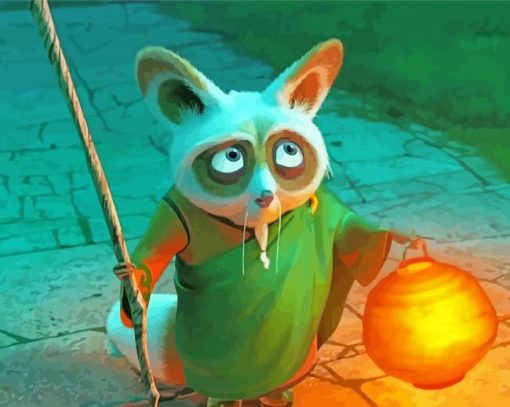 Shifu Animation Character Diamond Paintings