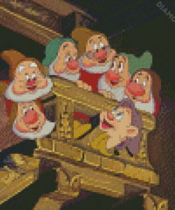 Snow White Dwarfs Diamond Paintings