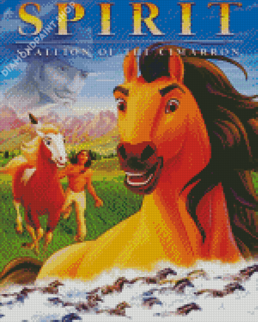 Spirit Stallion Of The Cimarron Poster Diamond Paintings