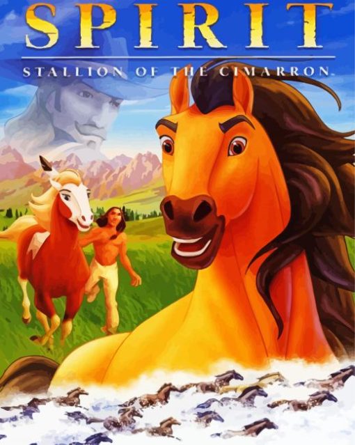 Spirit Stallion Of The Cimarron Poster Diamond Paintings