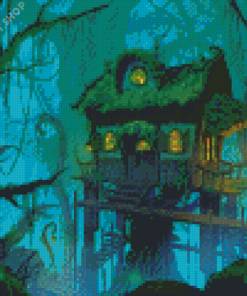 Swamp Wizards Cottage Diamond Paintings