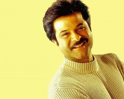 Young Anil Kapoor Diamond Painting