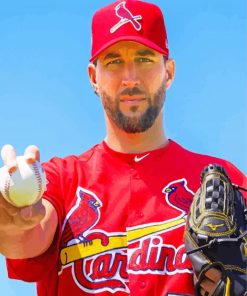 American Professional Baseballer Adam Wainwright Diamond Painting