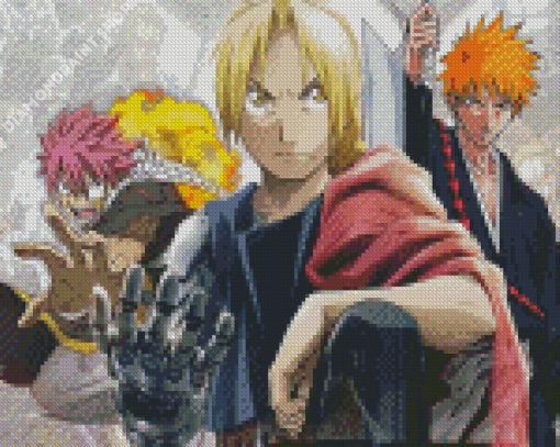 Anime Mashup Diamond Painting