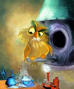 Archimedes From Sword And The Stone Diamond Painting