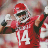 Arkansas Razorbacks Player Diamond Painting