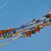 B17 Bomber Plane Diamond Painting