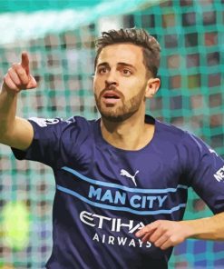 Bernardo Silva Man City Diamond Painting