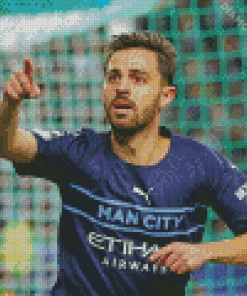 Bernardo Silva Man City Diamond Painting