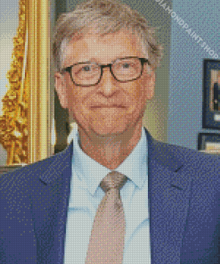 Bill Gates Diamond Painting