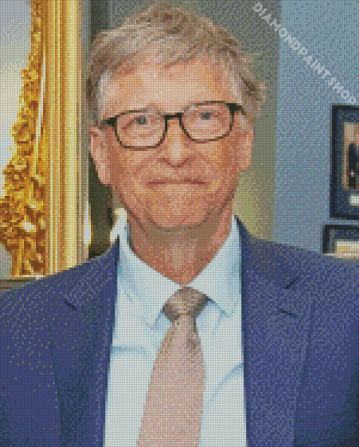 Bill Gates Diamond Painting