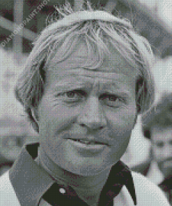 Black And White Jack Nicklaus Diamond Painting