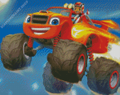 Blaze And The Monster Machines Movie Diamond Painting