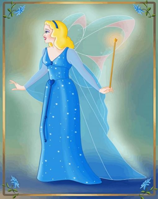 Blue Fairy Disney Princess Diamond Painting