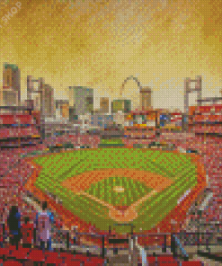 Busch Stadium Diamond Painting