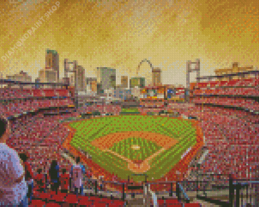 Busch Stadium Diamond Painting