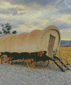 Covered Wagon Diamond Painting