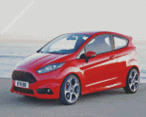 Fiesta St Car Beach Diamond Painting