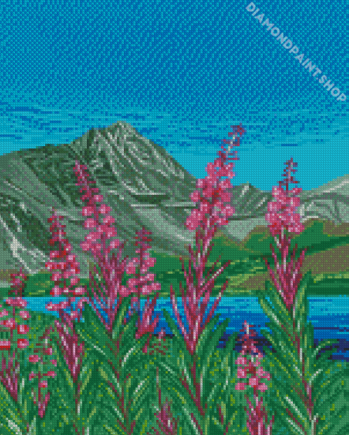 Fireweed Diamond Painting