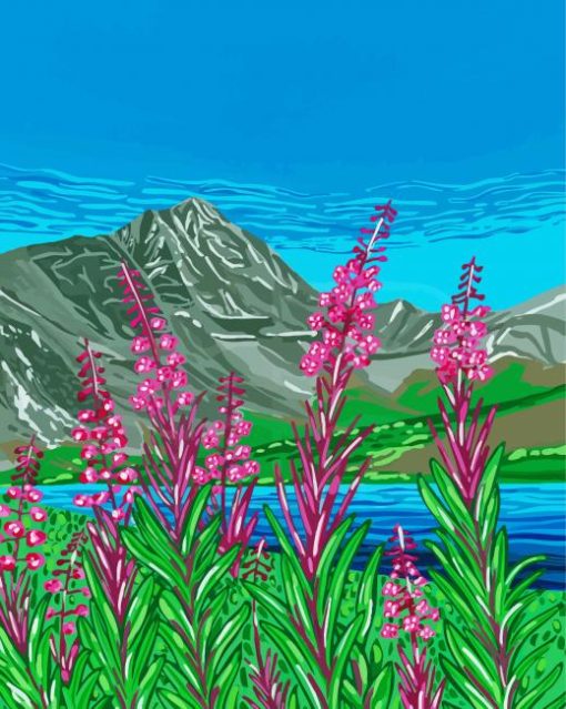 Fireweed Diamond Painting