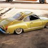 Golden Karmann Ghia Diamond Painting