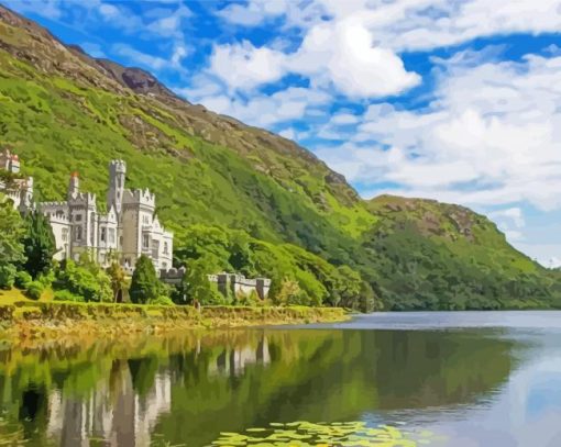 Kylemore Abbey Connemara Diamond Painting