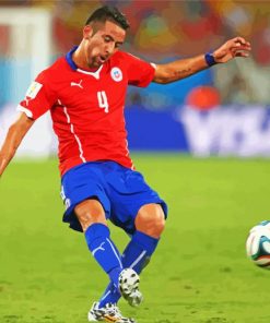 Mauricio Isla Professional Player Diamond Painting