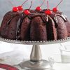 Black Cherry Chocolate Cake Diamond Painting