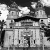 Black And White Hearst Castle Diamond Painting