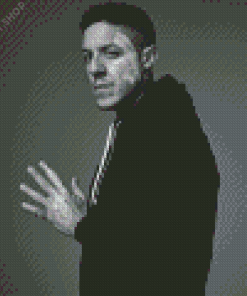 Black And White Theo Rossi Art Diamond Painting