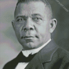 Black And White Booker Washington Diamond Painting