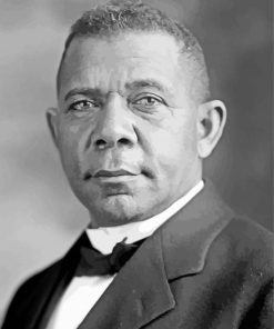 Black And White Booker Washington Diamond Painting