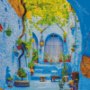 Blue City Chefchaouen Diamond Painting